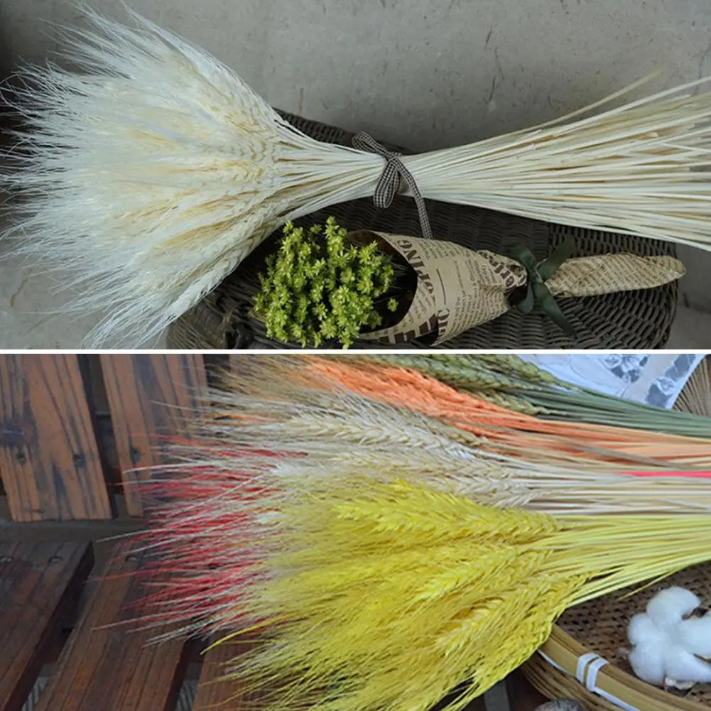 50 шт./лот засушенный натуральный пшеничный карниз сухая трава украшение букетов