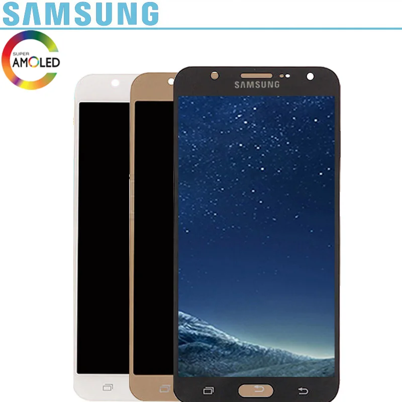 Оригинальный ЖК дисплей 5 для SAMSUNG Galaxy J7 2016 J710 J710FN J710F J710M J710Y J710G сменный с