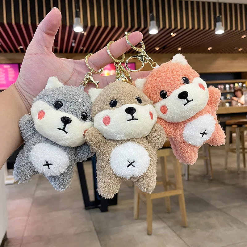 

Doll Cartoon Plush Keychain Cute Shiba Inu Pendant Jewelry Keychain