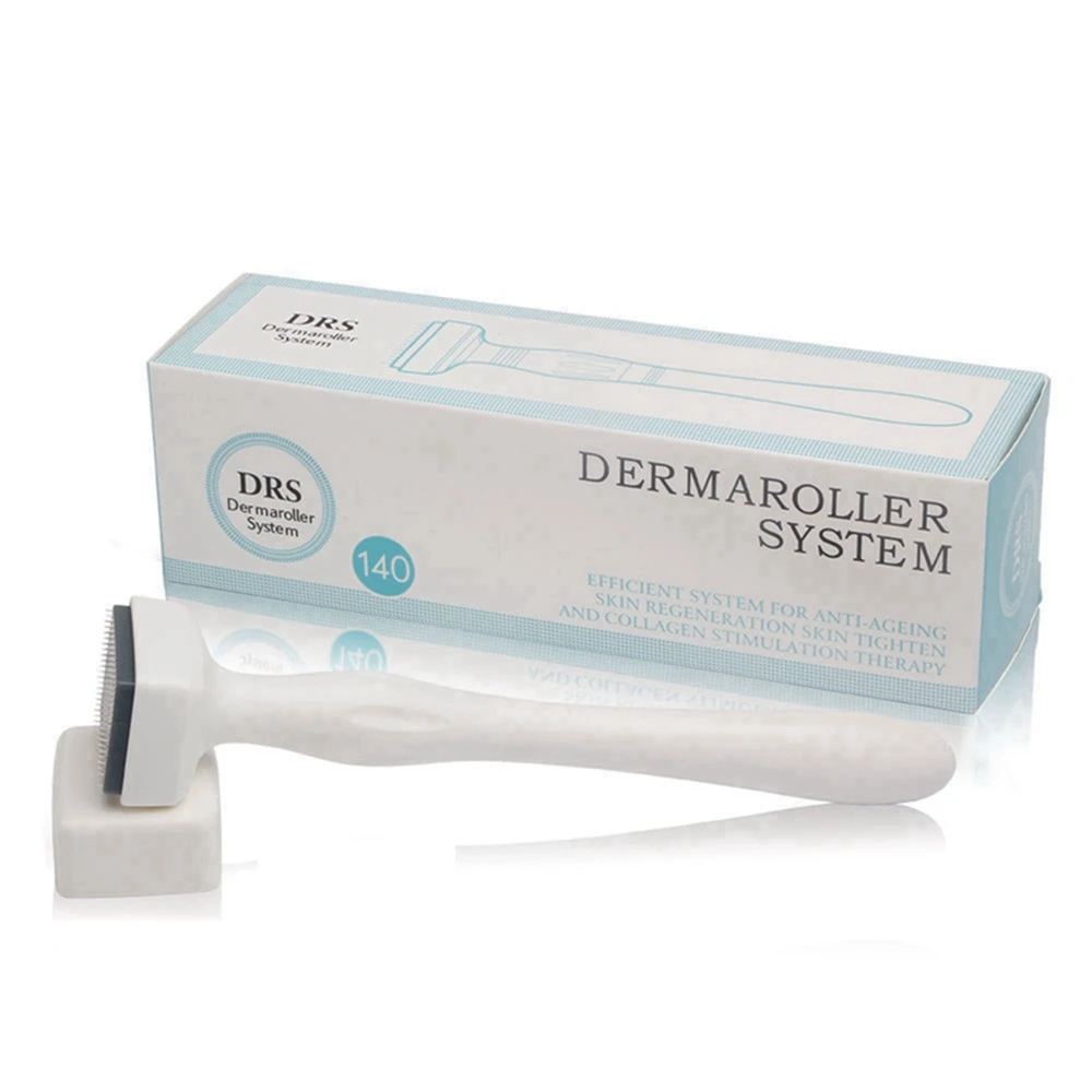 FDA-Rodillo Derma DRS140 de alta calidad, aguja de acero inoxidable para el cuidado de la piel