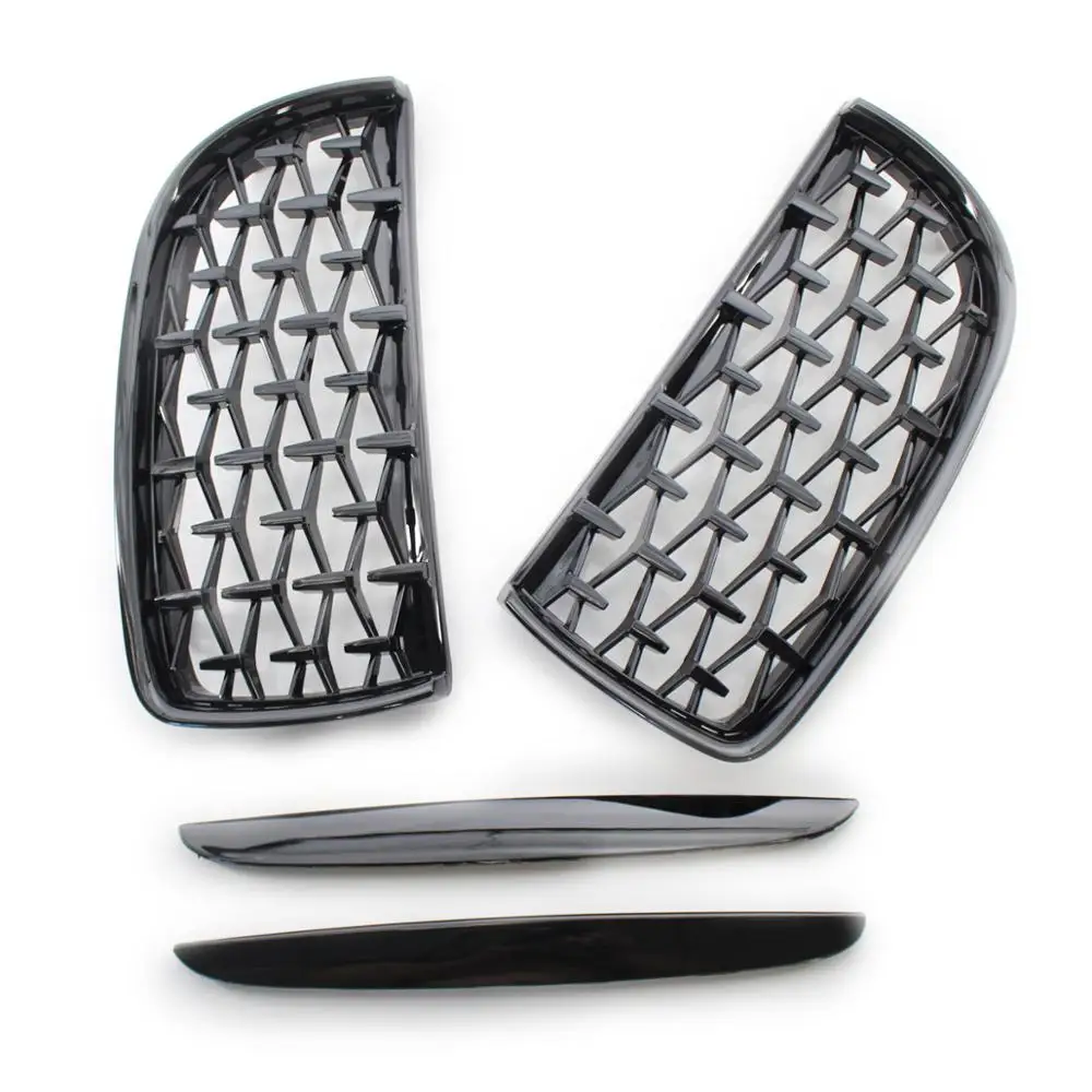 Автомобильный гоночный гриль в алмазном стиле для BMW 3 серии E90 E91 318i 320i 325i 328i 2005 2008