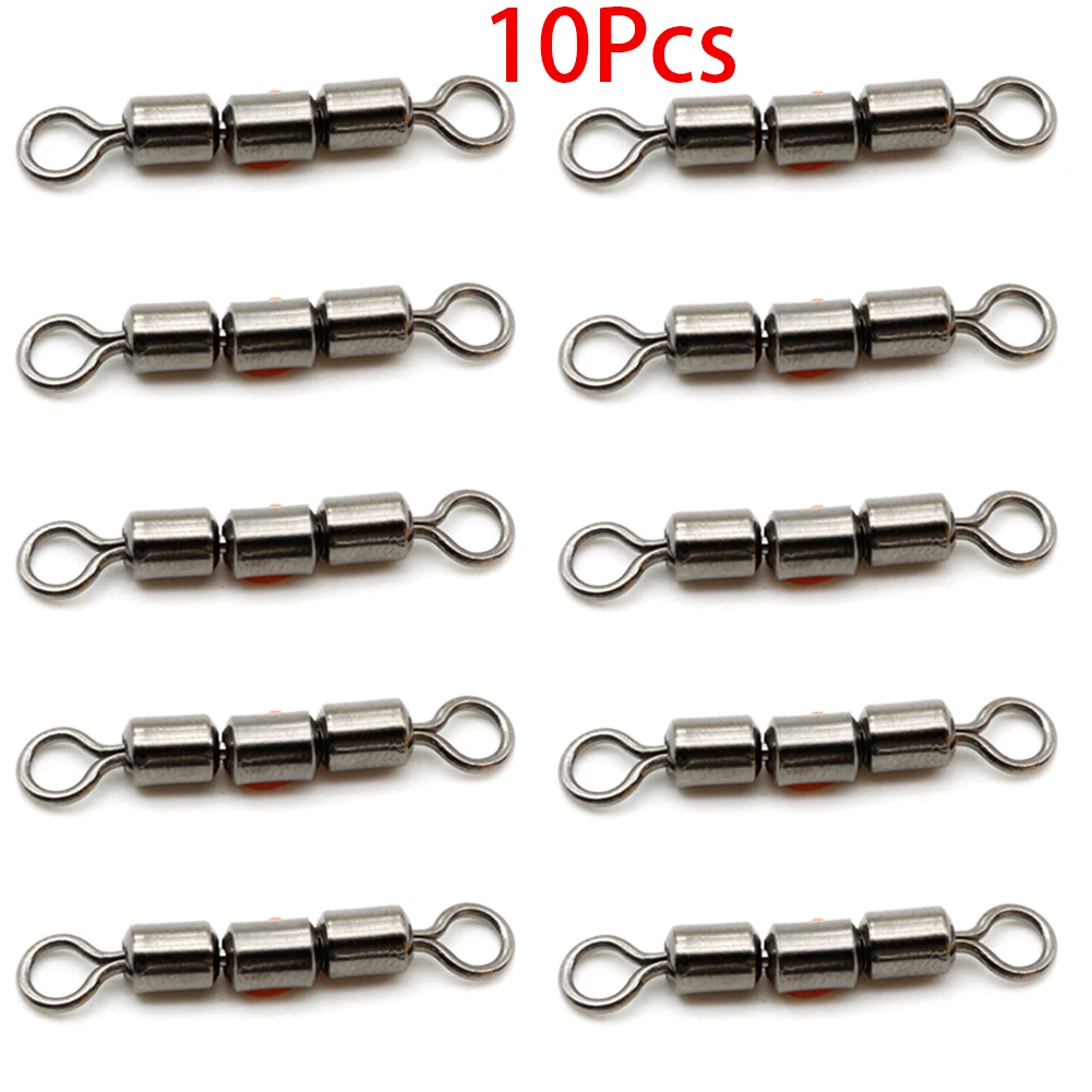 10 шт. легкие рыболовные Вертлюги Из Нержавеющей Стали спиннинговый подшипник