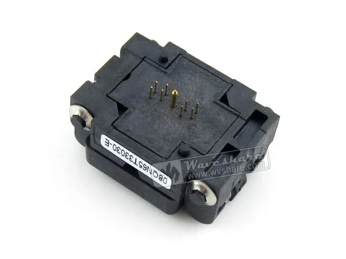 QFN8 MLP8 MLF8 08QN65T33030 QFN Plastronics IC тестовое гнездо адаптера программирования 2 стороны 3*3