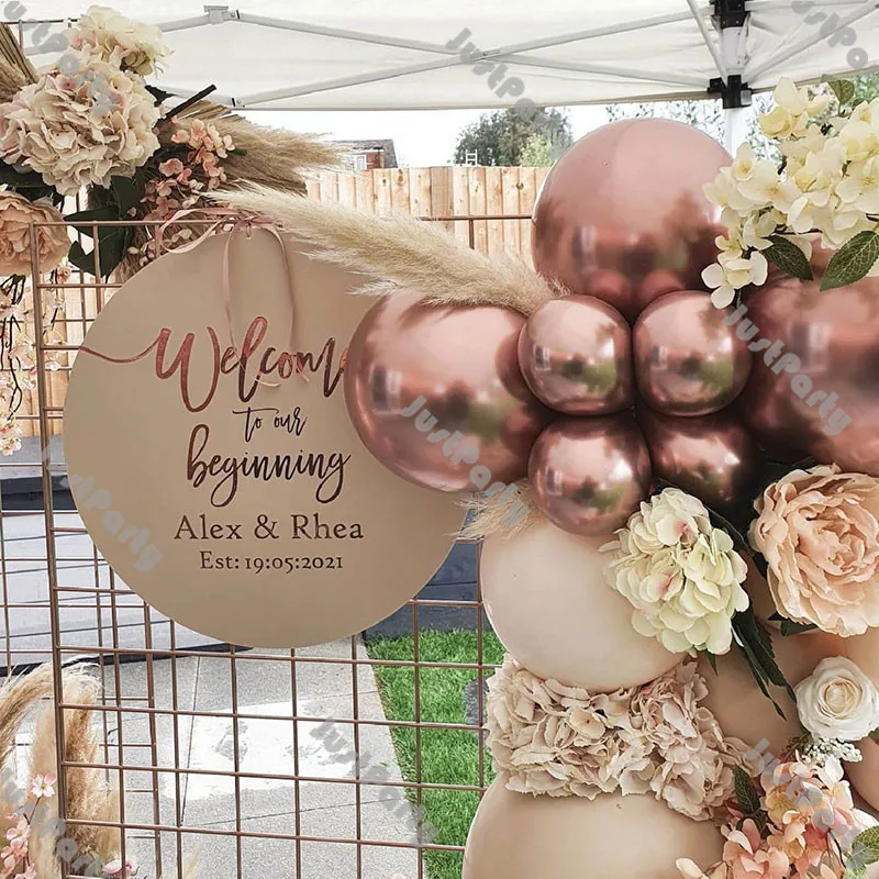 DIY Kit de arco de guirnalda de globos rosa polvoriento doble decoraci&oacute;n de boda globos desnudos dobles suministros de fiesta de compromiso de despedida de soltera-5
