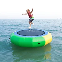 floating inflatable water trampoline for aqua fun large outdoor water toys