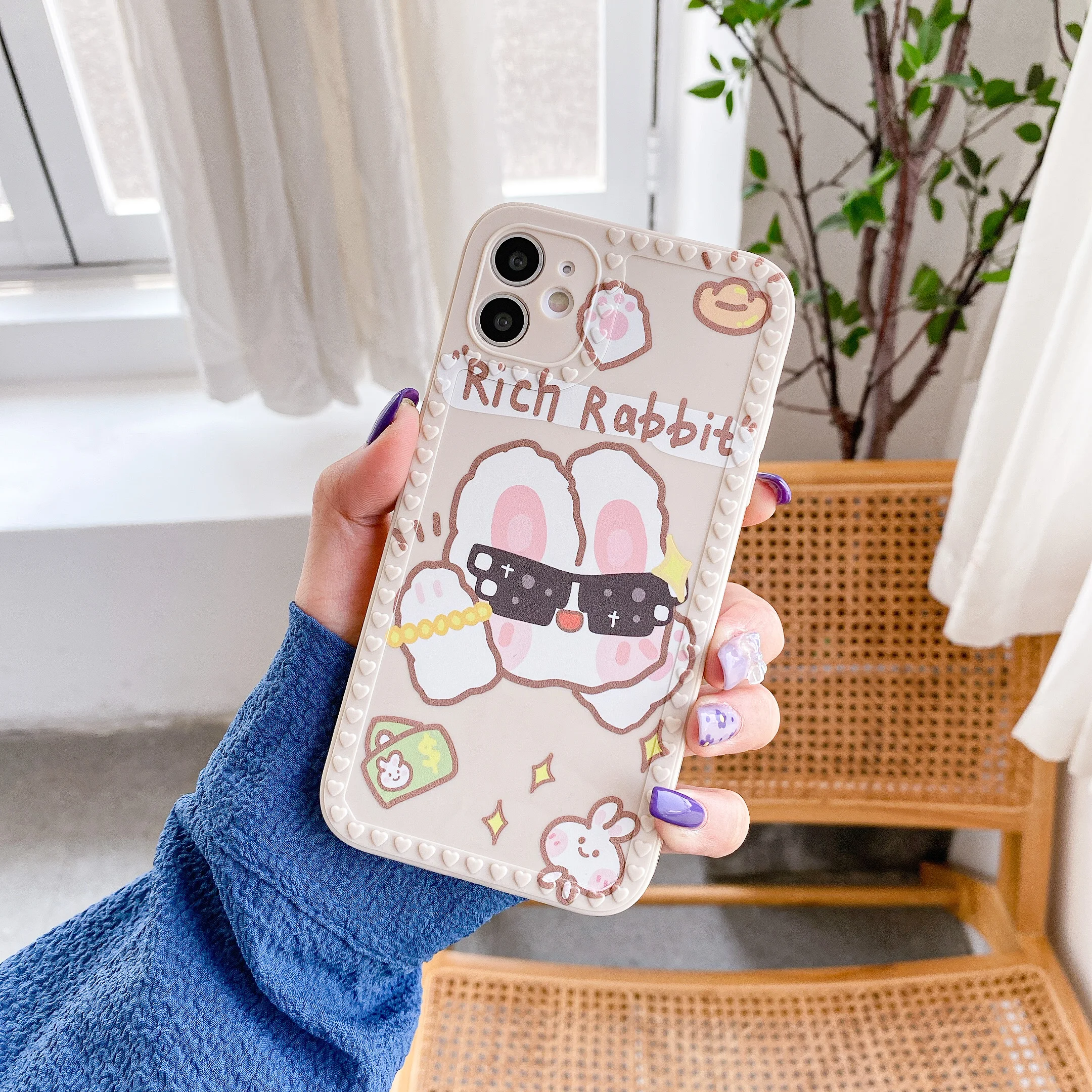 

lovely cartoon silicone phone case for iPhone 11 Pro Max 12 Pro Max 12 mini X XR XS Max 6 Plus 7 Plua 8 Plus back cover