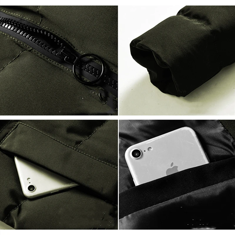 Теплая зимняя Толстая бархатная Мужская куртка с капюшоном для отдыха пальто