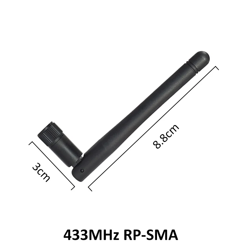 GRANDWISDOM 50pcs 433mhz antenna 3dbi sma female lora antene pbx iot module lorawan signal receiver antena high gain
