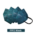 10-200 шт. ffp2 CE маска fpp2 одобренная Mascarillas Kn95 сертифицированная темно-синяя ArmyGreen маска для рта для мужчин женщин мужчин 5 слоев