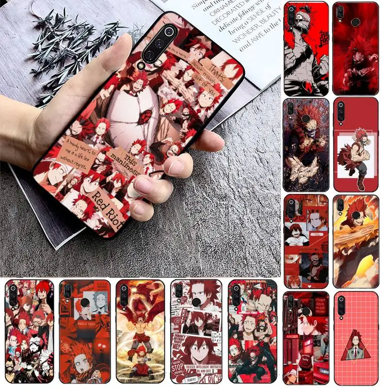 

Riot Eijiro Kirishima Phone Case Phone Case For Xiaomi mi9 mi8 F1 9SE 10lite note10lite Mi8lite Back Coque xiaomimi5x