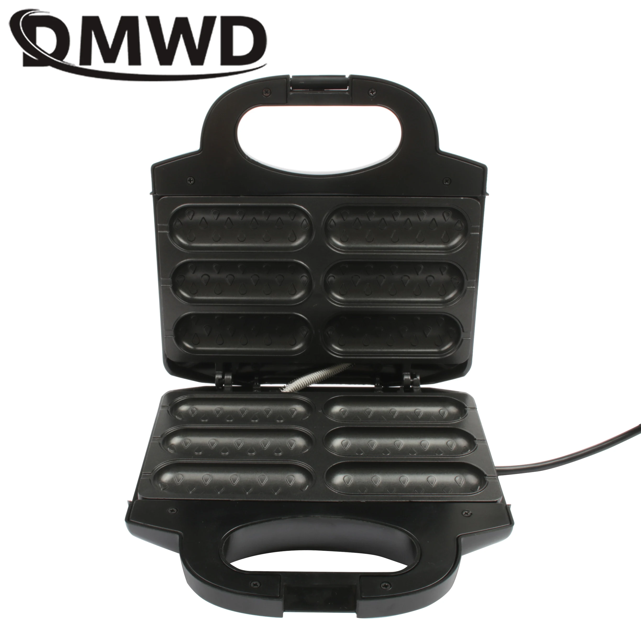 DMWD электрическая вафельница для хот догов с антипригарным покрытием хрустящие