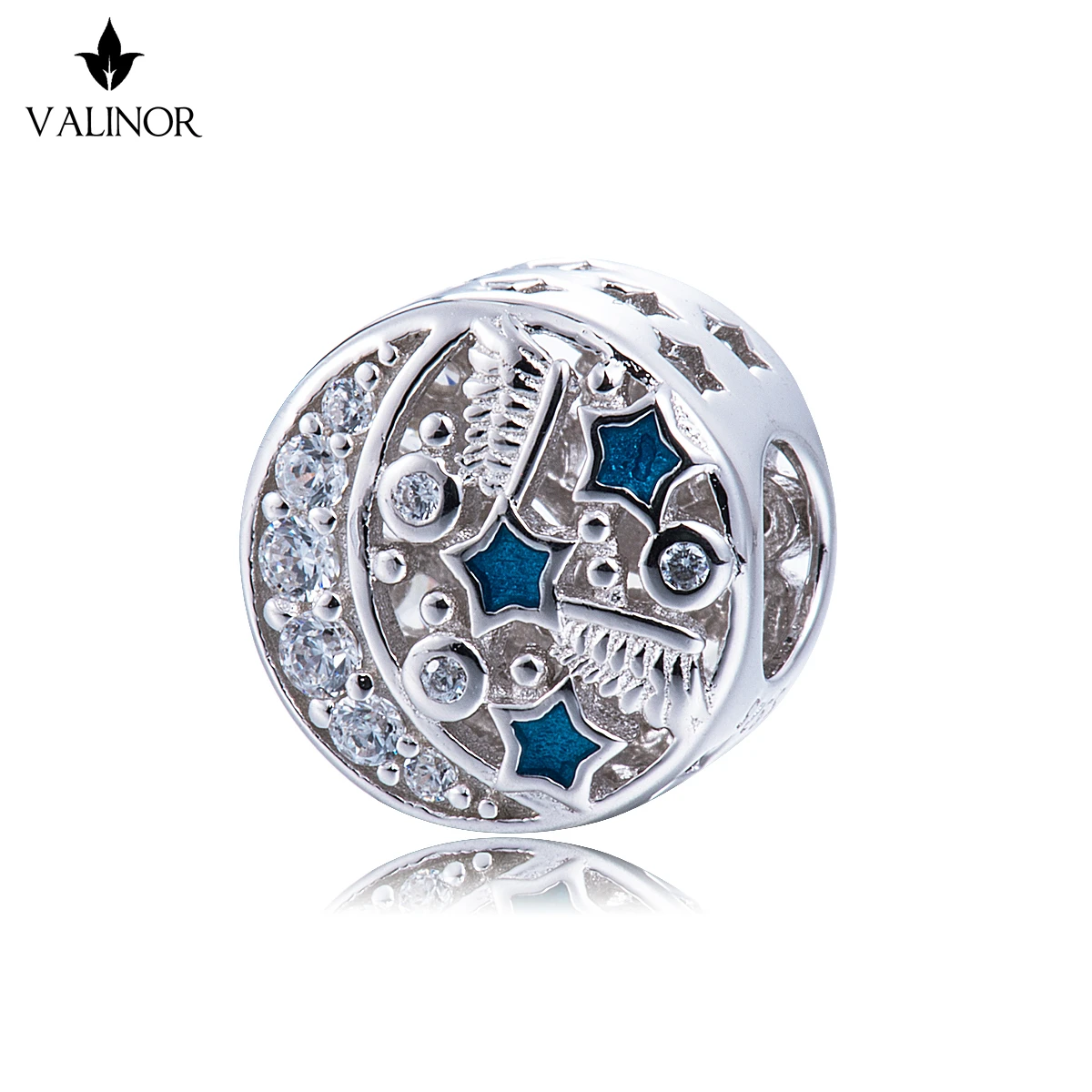 Видео! Шармы подвески из серебра 925 пробы в виде тропической рыбы и растений|charm