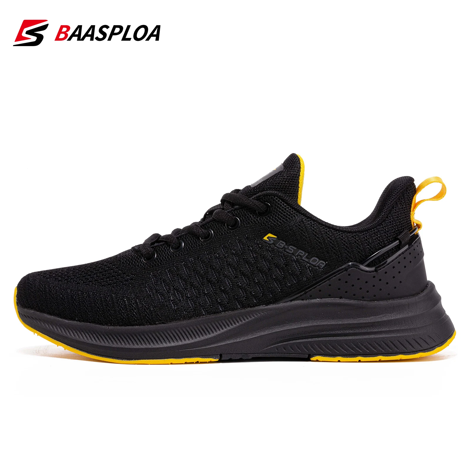 Baasploa Lightweight Running Shoes For Men 2022 Men's Designer Mesh Casual Sneakers Lace-Up Male Outdoor Sports Tennis Shoe images - 5