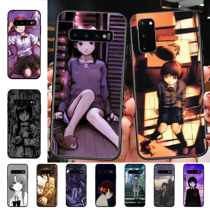 

YNDFCNB Serial Experiments Lain Phone Case for Samsung S10 21 20 9 8 plus lite S20 UlTRA 7edge