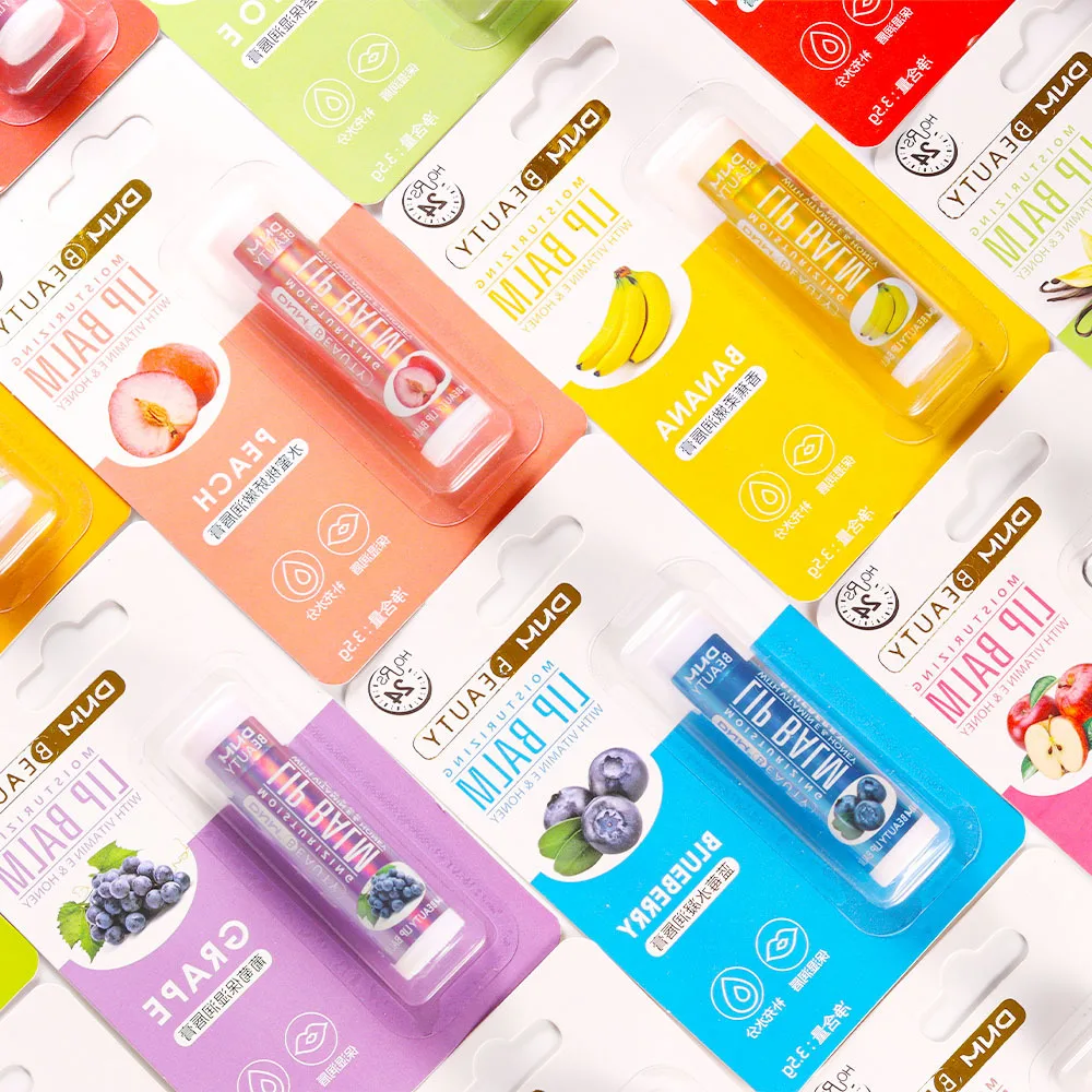 

Fresh Fruit Lip Balm Lip Oil Moisturizing Clear Transparent Lipstick Long Lasting Hydrating Lipgloss Cosmetic Lip Gloss Base Gel