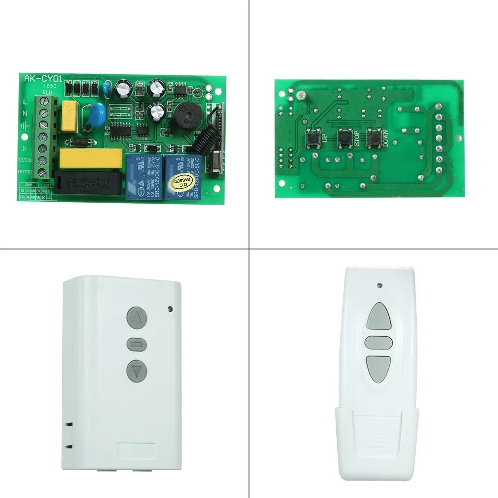 AC 220V 2CH 433MHz Интеллектуальный RF беспроводной переключатель системы