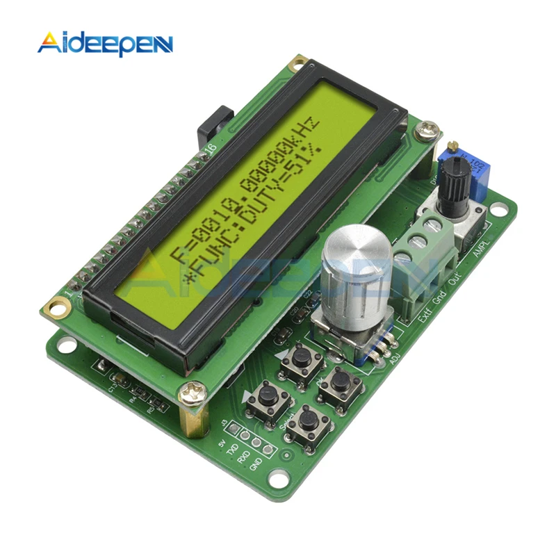 Модуль генератора сигналов DDS ЖК дисплей частота 50 кГц пилообразный треугольник