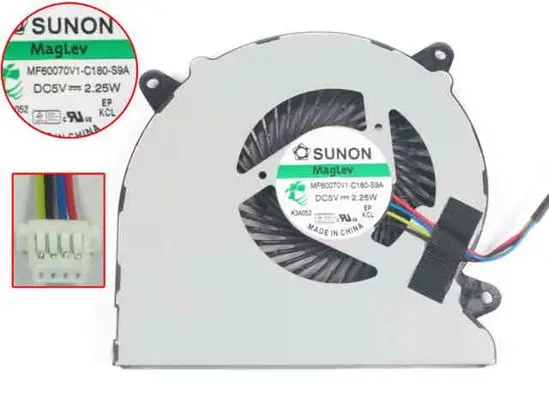 SUNON MF60070V1 C180 S9A DC 5V 2 25 W охлаждающий вентилятор для сервера ноутбука|server fan|dc 5v fan5v dc