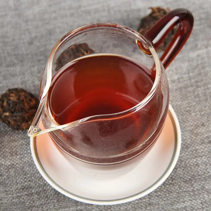 

2020 new Yunnan Pu'er tea, cooked tea, palace Longzhu, Pu'er handmade Tuo tea, jinyatuo tea, healthy tea green food for weight