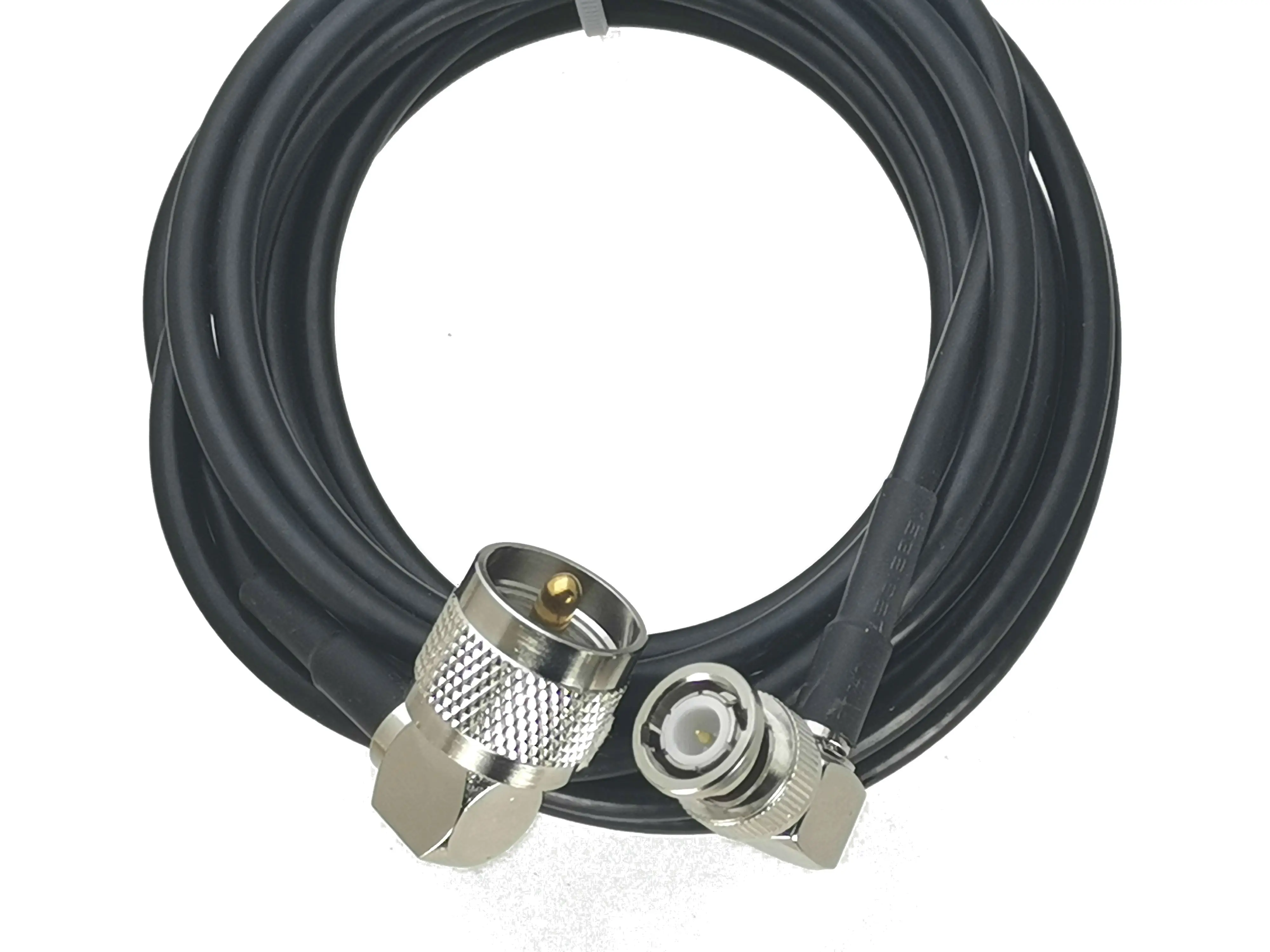 1 шт. штекер RG58 UHF PL259 RA-BNC прямоугольный коннектор RF коаксиальный телефон 4 дюйма ~ 50