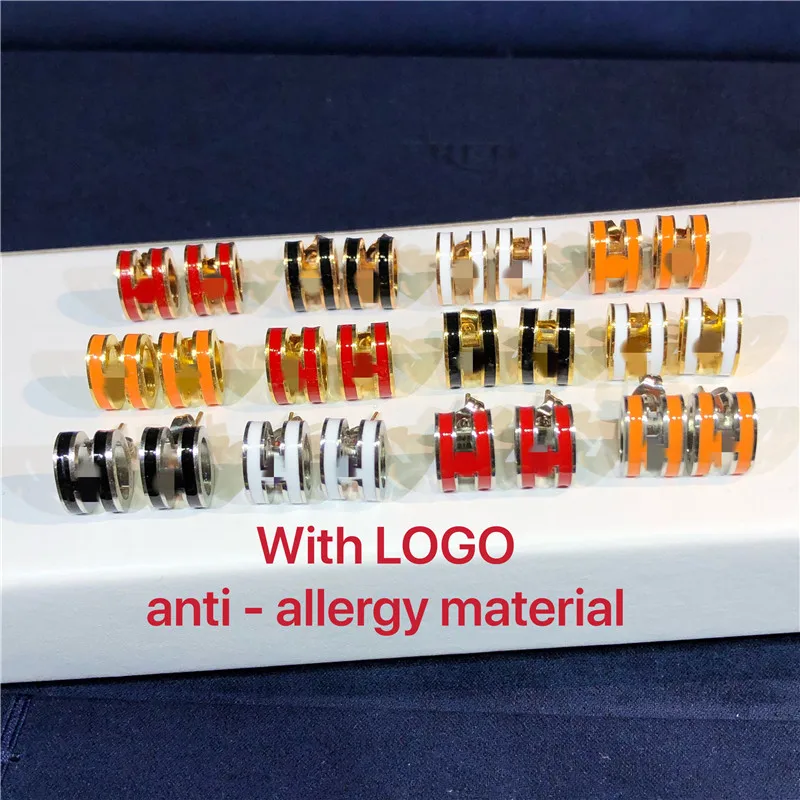 Новые женские серьги из нержавеющей стали с надписью H популярные титановой