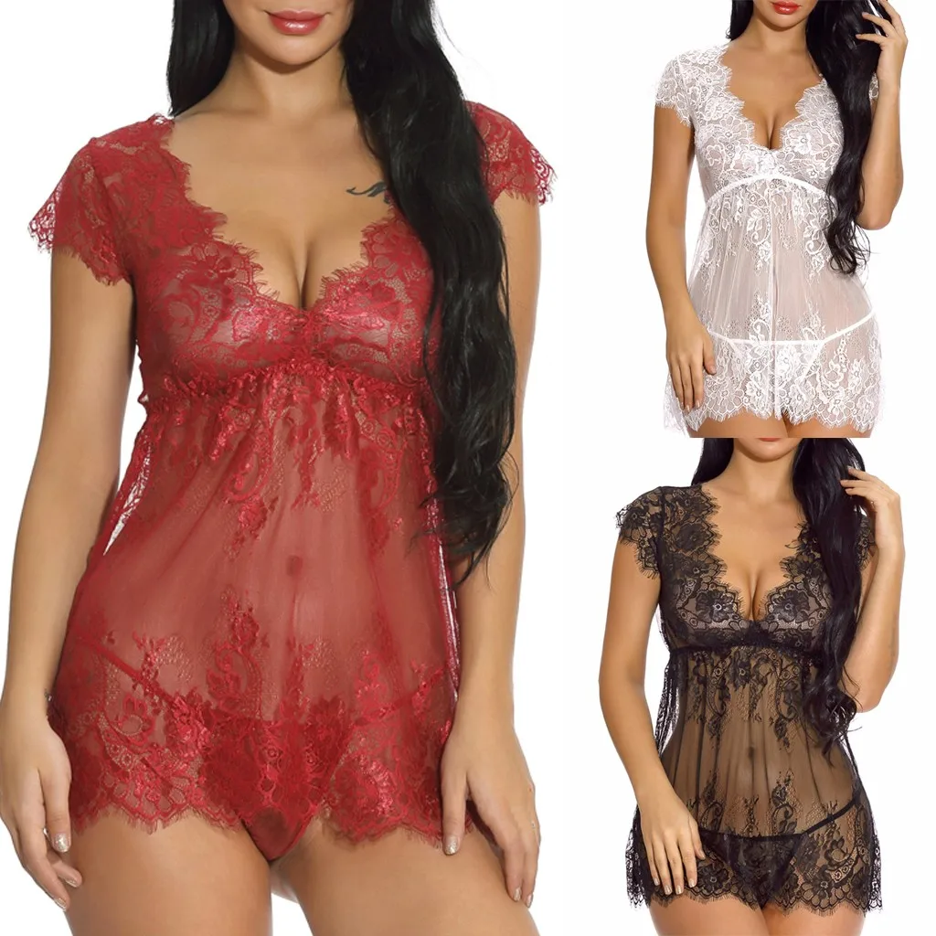 Новый Для женщин Открытое платье одежда для сна принцессы Детское с длинными