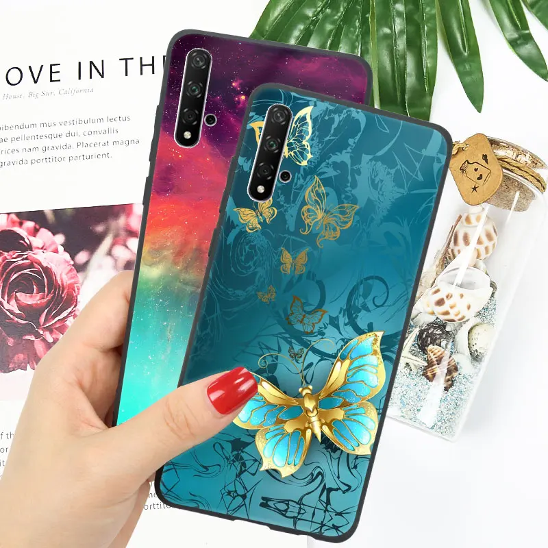 Для huawei Honor 10 Lite 20 20S 10i 20i Pro View 20 чехол-накладка глянцевый яркий мягкий силиконовый чехол для телефона