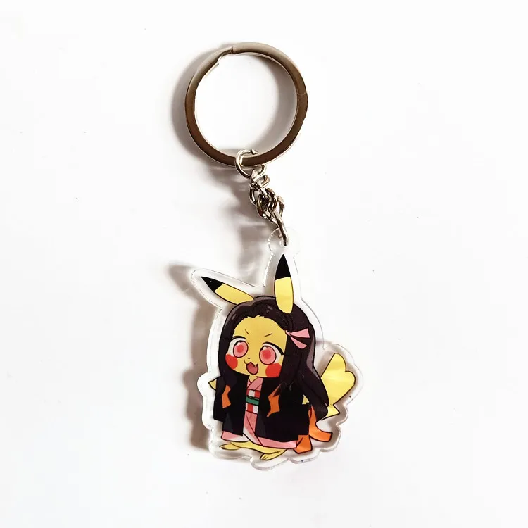 Брелок для ключей из акрила с аниме рассекающий демонов киметану нет айбы 19