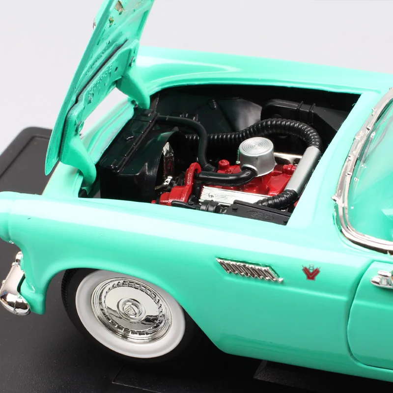 Дорожный знак большой 1:18 Масштаб 1955 Ford Thunderbird литая модель игрушечного автомобиля Replicas винтажная модель автомобиля для коллекции