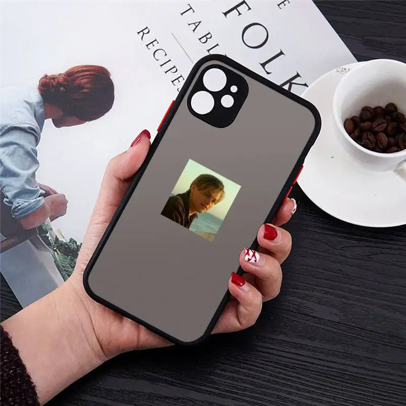 

American actors Leonardo DiCaprio Aesthetic Phone Cases matte transparent For iphone 7 8 11 12 plus mini x xs xr pro max cover