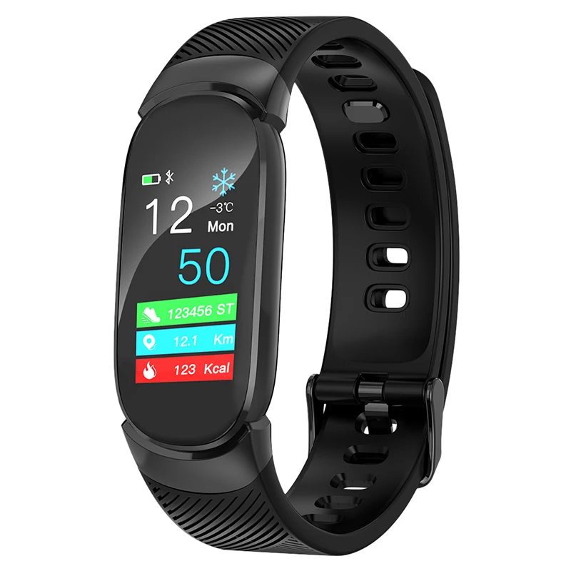 Женский умный фитнес браслет цветной экран Смарт монитор артериального давления
