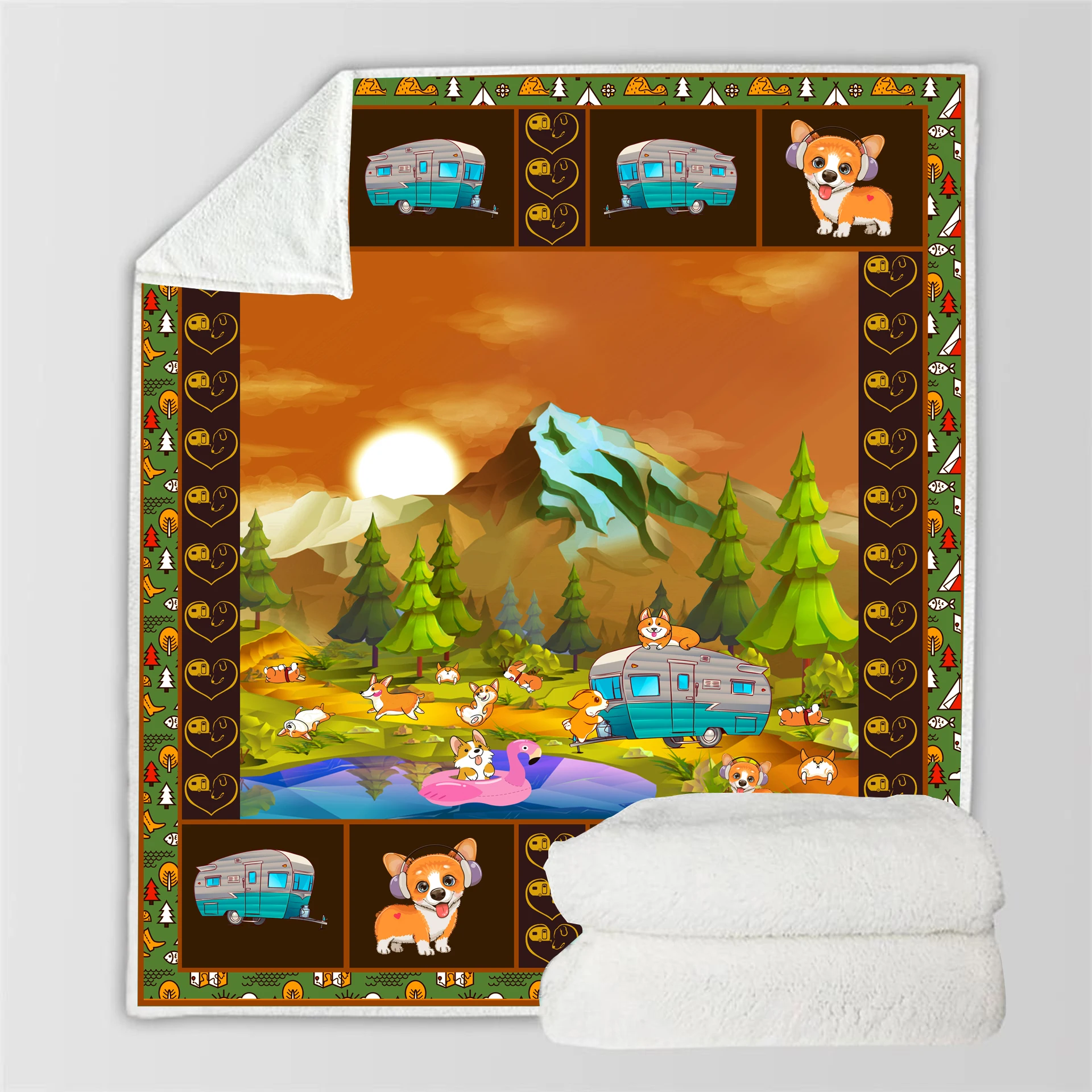 SOFTBATFY милое домашнее животное рай постельные принадлежности Одеяла Прямая