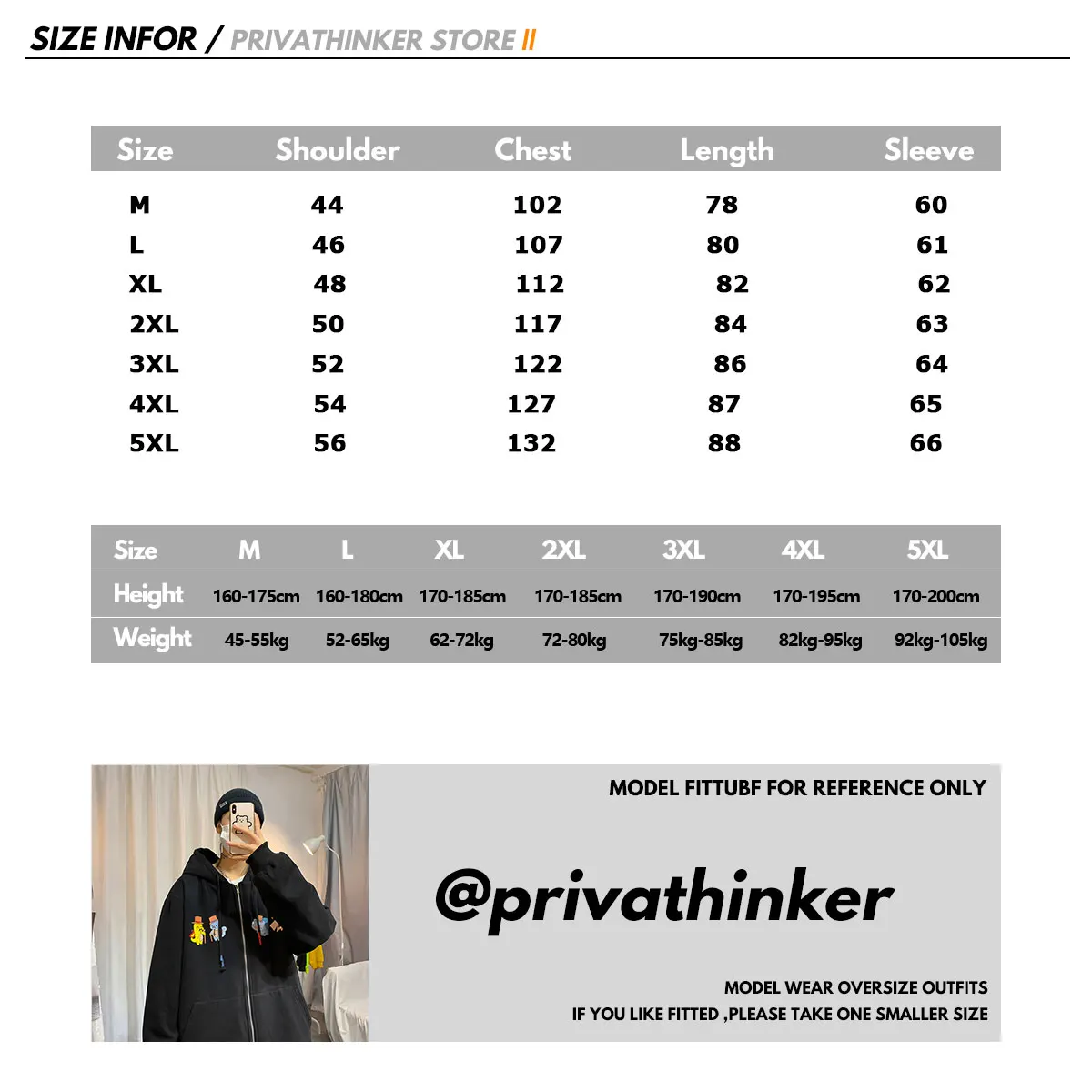 Privathinker Men's Autumn Winter Carton Print Jacket Men Thicken Warm Fashion Hooded Coats Male 2020 Jackets Clothes 5XL | Мужская