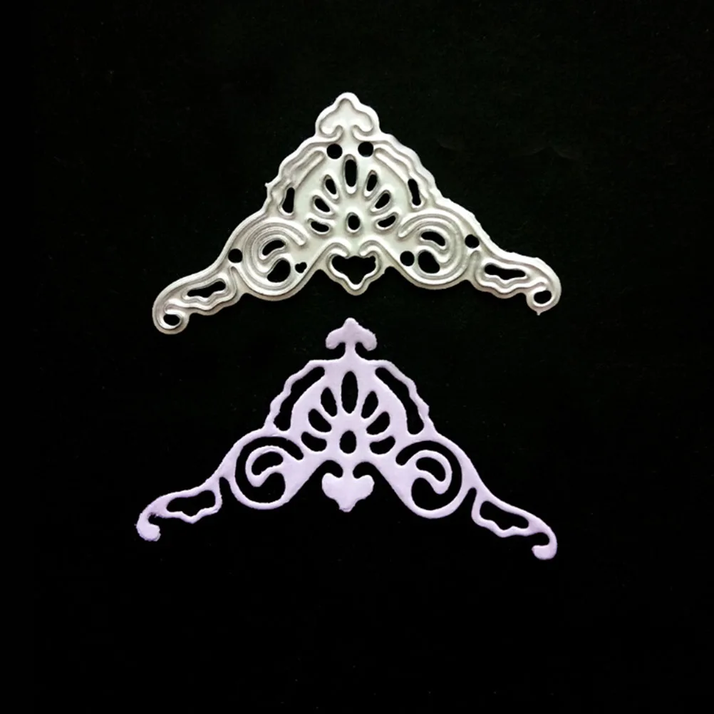 

Scrapbooking Paper Album Embossing Valentine's Day Gift Card Decorative Crafts Lace Corner Metal stencils Drafting Supplies