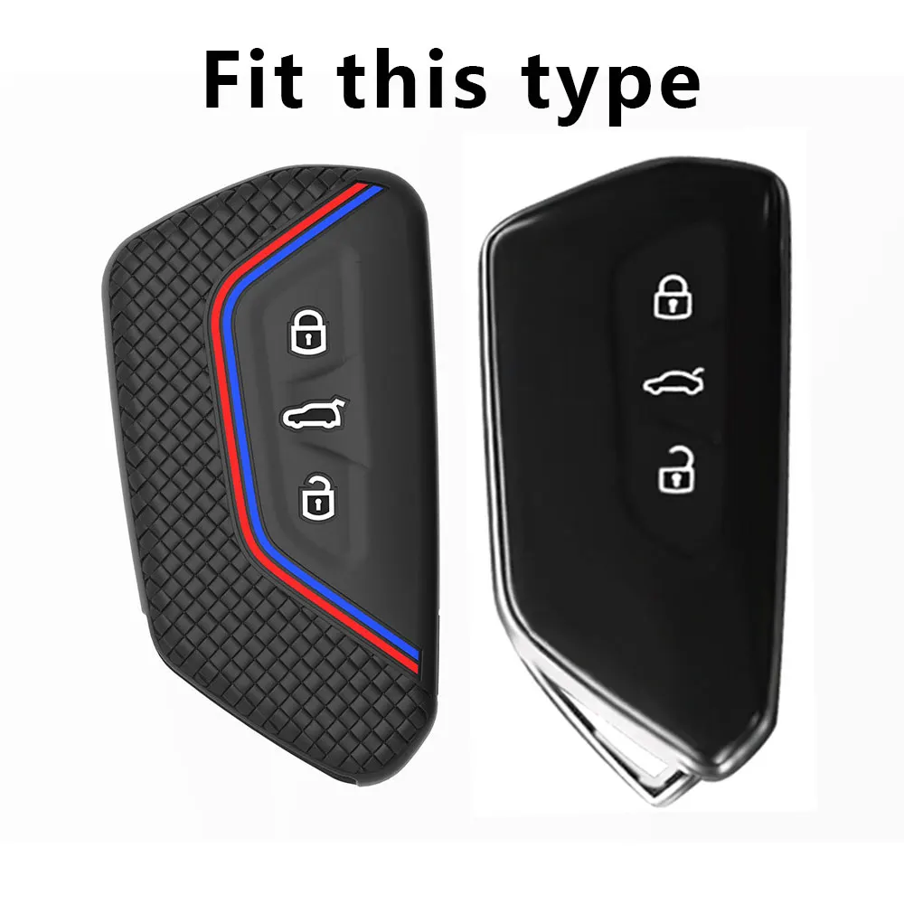 Для VW Volkswagen Golf 8 MK8 Passat CC Skoda 2020 автомобильные держатели для ключей чехол протектор