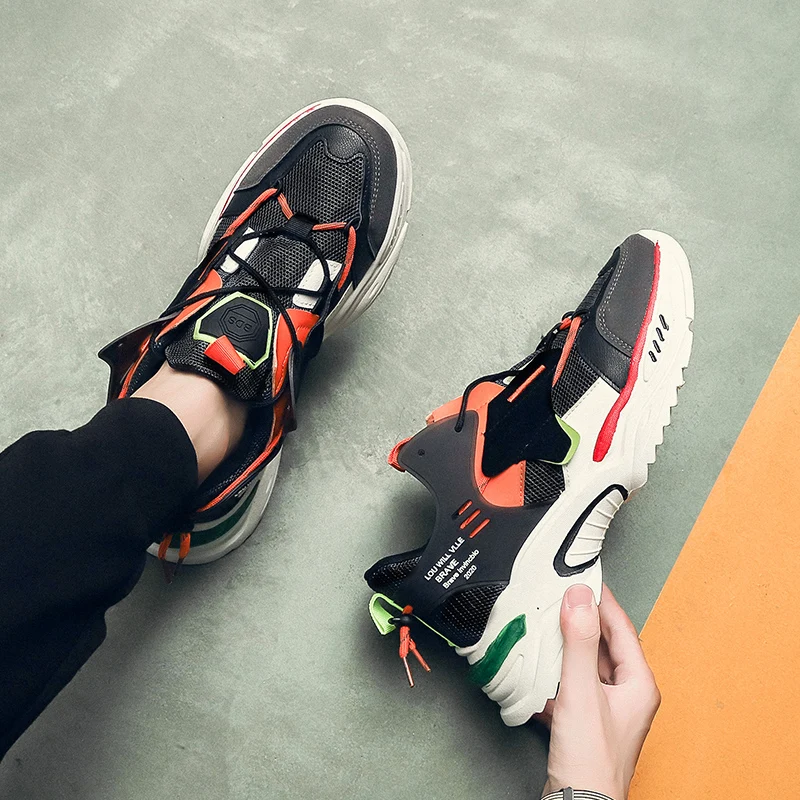 

Mens Fashion Sneakers 2020 Autumn White Casual Shoes for Men Mesh Breathable Sports Tenis Zapatillas Hombre