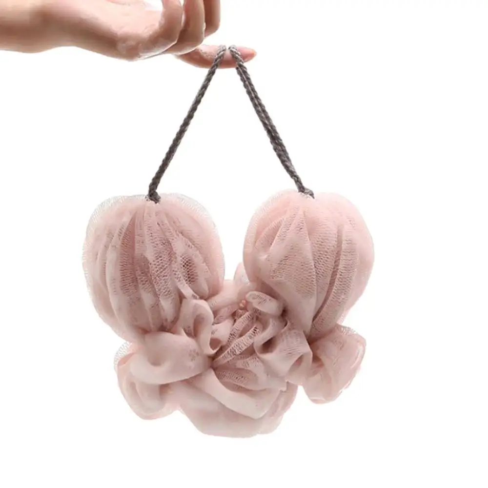 

60% Hot Sale Durable Mesh Bath Sponge Ball Shower Scrubber Body Exfoliating Loofah Massage Tools Shower Supplies
