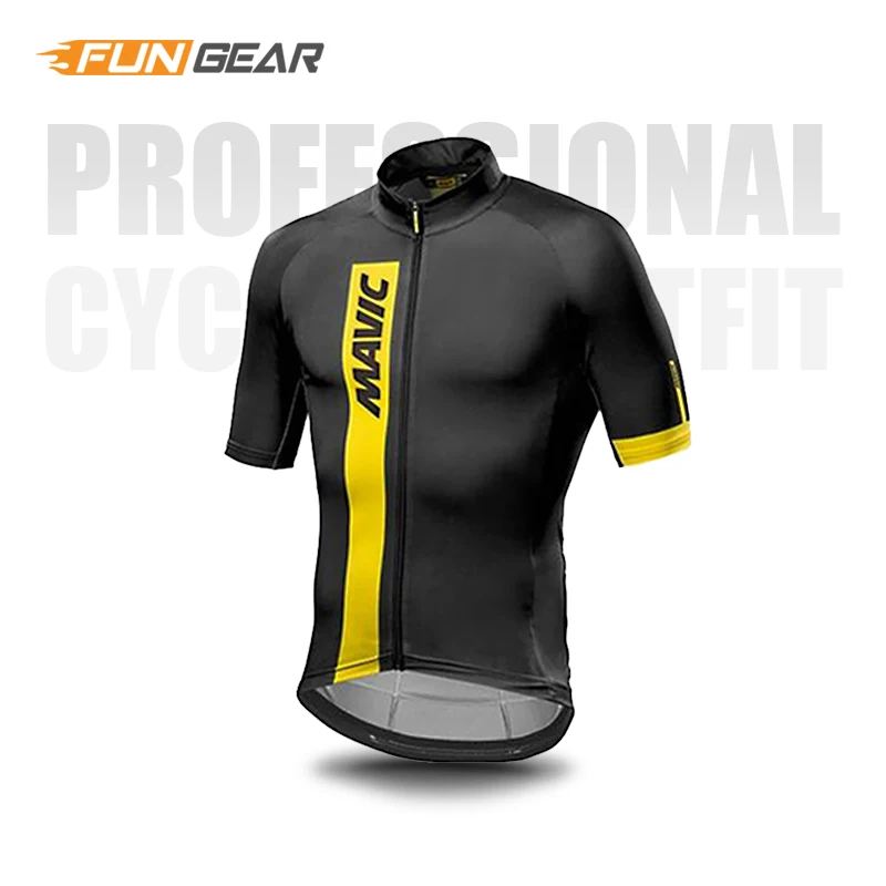 Cycling jersey Ropa Ciclismo Mavicing велосипедная форма, комплект одежды для велоспорта, Мужская Джерси с коротким рукавом, одежда для шоссейного велосипеда, одежда для гонок, быстросохнущая - Цвет: Cycling jersey