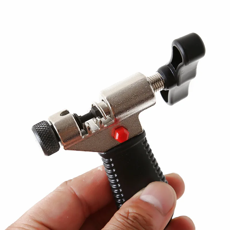 Bicycle Chain Breaker Splitter Bike Hand Repair Removal Tool Pin Service Tool W/h Link Hook & Spare Breaker Splitter Cutter Brea