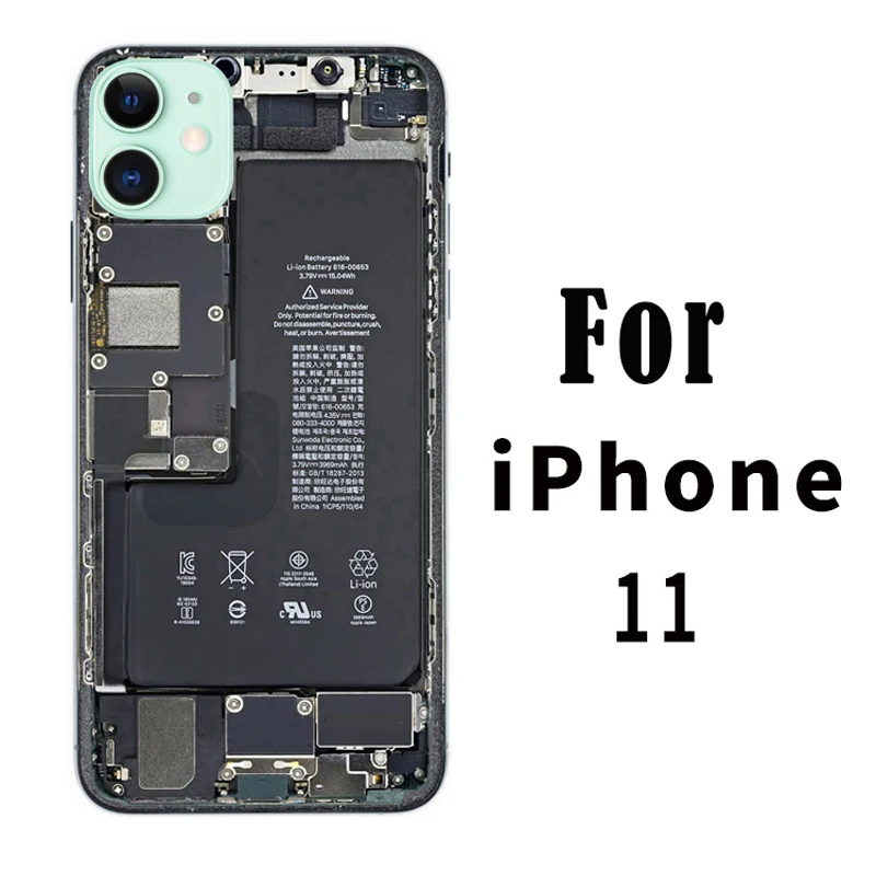 Запасная батарея, наклейка для телефона для iPhone 11 Pro Max 11 Pro 11, Новая классная забавная компонентная наклейка на заднюю панель s для iPhone 11 Pro 11