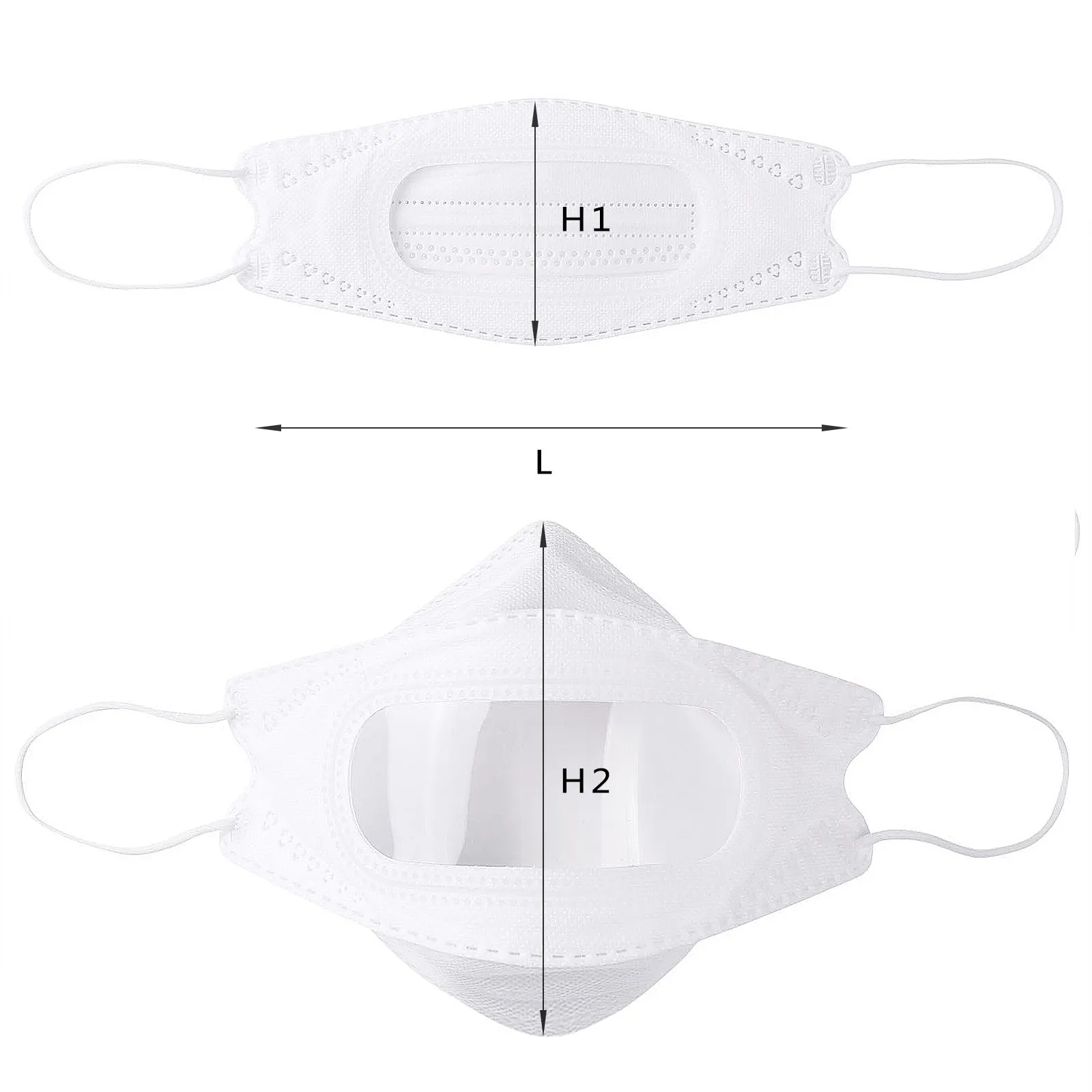 

Adults Visible masks transparent Lip Window Expression washable Protection Masks Mascarillas Face Shield Masque Facial Mask