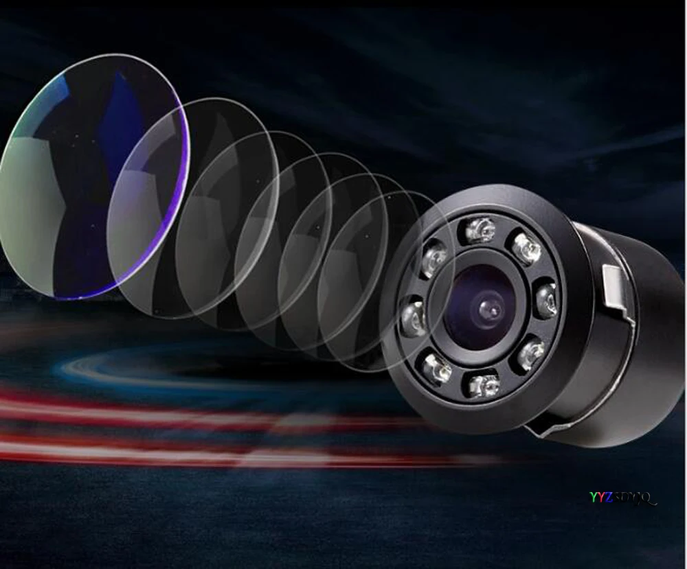 HD CCD камера для парковки с широкоугольной камерой заднего вида и ночным