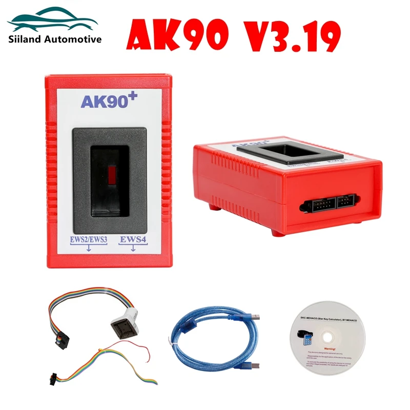 

V3.19 Ak90 Key Programmer Car Diagnostic Tool for BMW EWS AK90+ OBD2 Key Maker Newest Ak 90 Latest Version 3.19 Code Reader