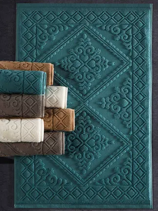 Jacquar впитывающие коврики для ванной комнаты полотенца коврик двери Нескользящие