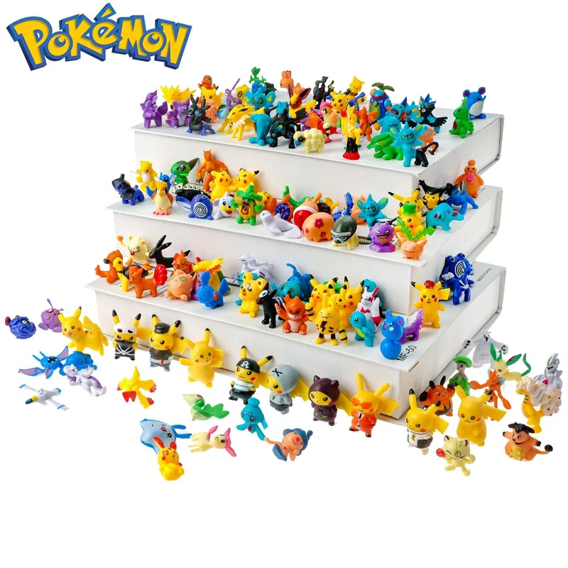 

Hot Sale Pokemon 2-3 CM Anime Toys Model Kawaii Pikachu Action Figure Collection Decoration Dolls Toys For Kids Birthday Gift