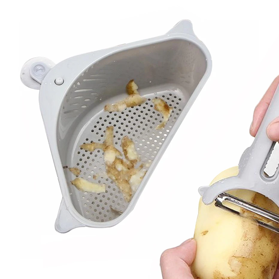 Корзина для хранения губки мыла Basedidea кухонная раковина Угловой фильтр на