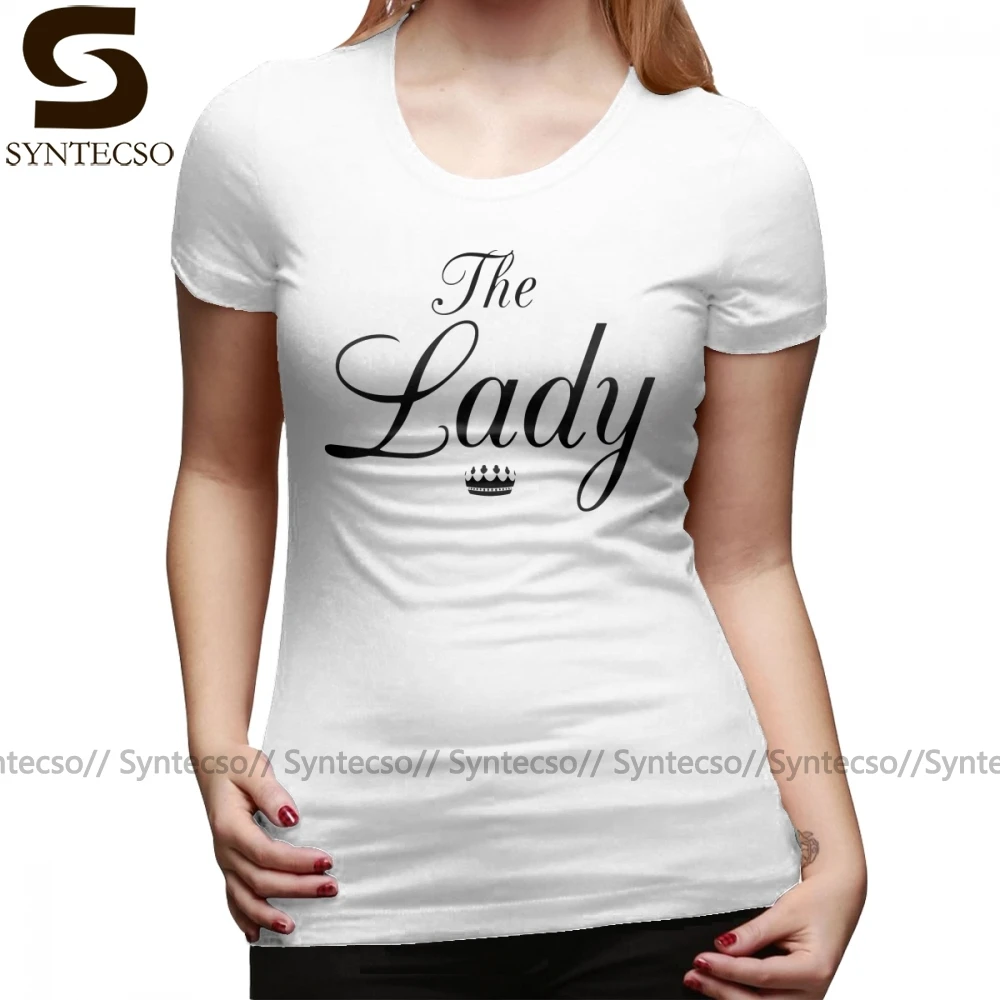 Футболка с надписью The King His Queen футболка Lord And Lady для пары Женская хлопковая