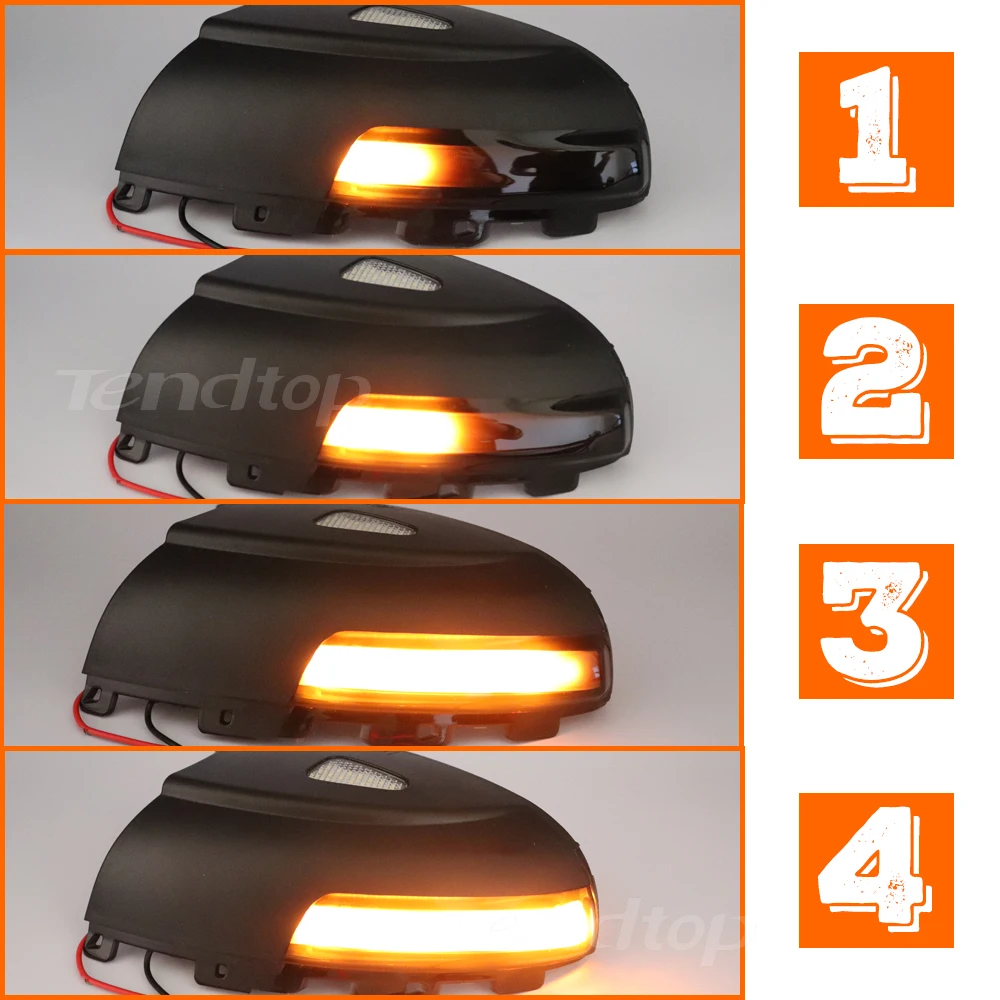 

Dynamic Blinker Turn Signal Lights With Floor Lamp For Volkswagen Tiguan MK1 2008-2016 Car Wing Mirror Indicator Flasher