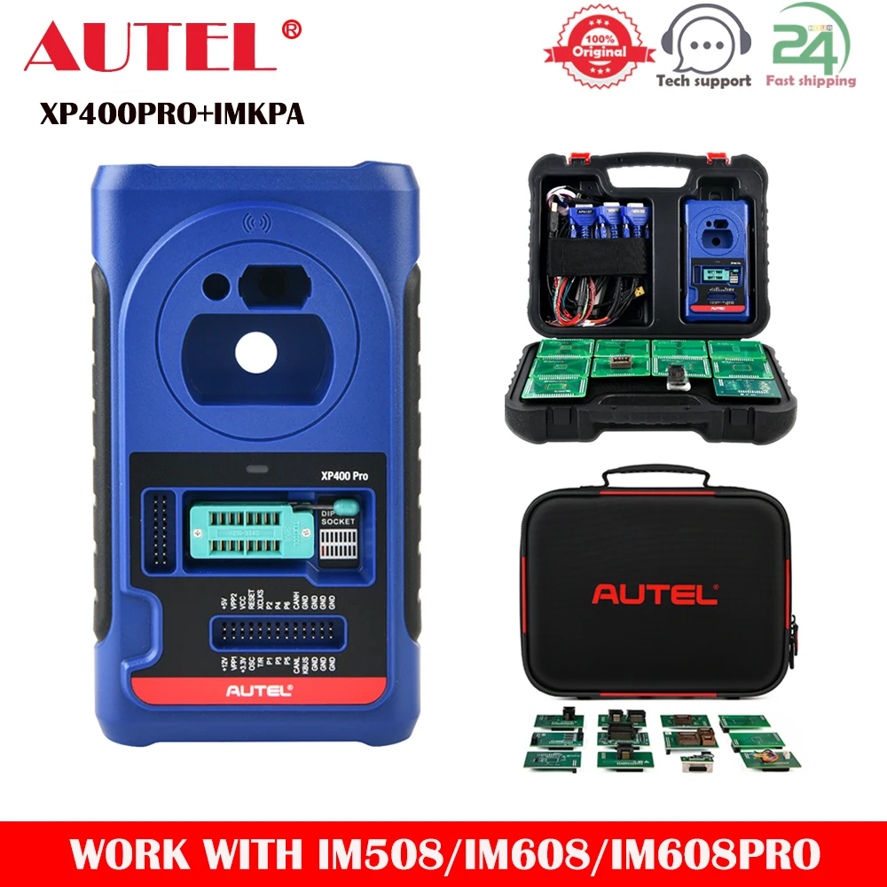 

Программатор микросхем Autel XP400 PRO с Autel IMKPA, расширенный комплект аксессуаров для программирования ключей, работает с IM508/IM608 для Benz BMW