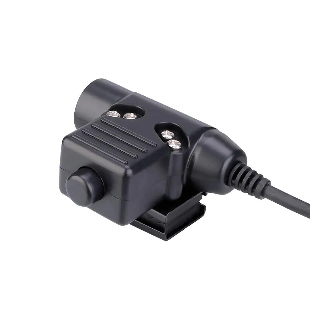 RETEVIS ETK005 Adjustable Tactical Throat Mic With PTT Walkie Talkie Headset For Airsoft Game Headphone